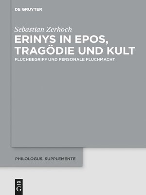 cover image of Erinys in Epos, Tragödie und Kult